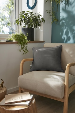 Cojín Gaïa - 45 x 45 cm - Antracita