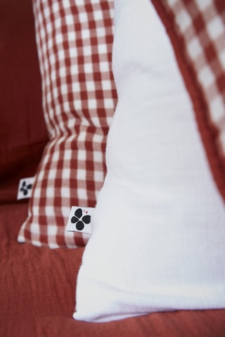 Cojín Vickie - 45 x 45 cm - Terracota