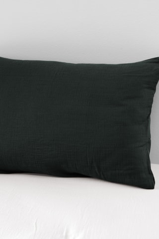 Funda de almohada Gaia - Verde oscuro