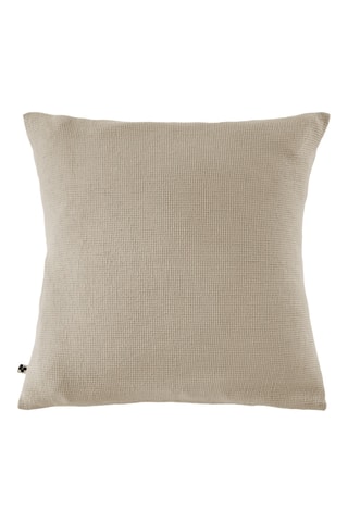 Taie d’oreiller réversible Alma - Beige foncé