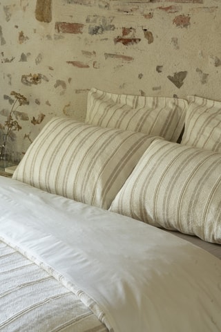 Taie d’oreiller réversible en percale de coton 80 fils/cm² Tom