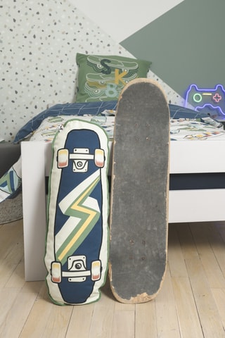 Cojín reversible California - Azul marino - 65 x 25 cm