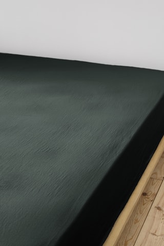 Sábana bajera Gaia - Verde oscuro