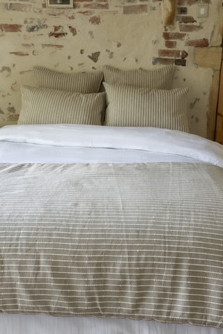 Couvre-lit en percale de coton 80 fils/cm² Tim - Beige