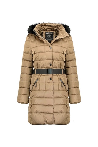 Doudoune longue Armonica Taupe