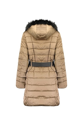 Doudoune longue Armonica Taupe