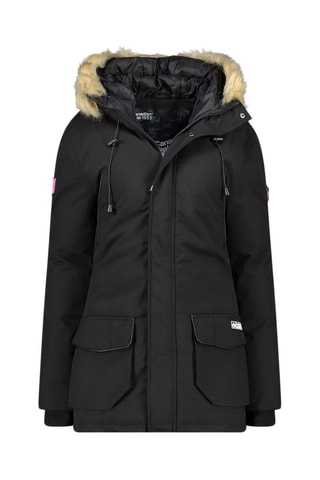 Parka à capuche Claudeak - Noir