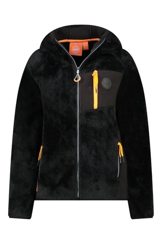 Veste polaire à capuche Toscaneak - Noir