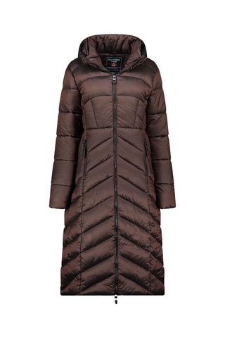 Doudoune longue Blancheak - Marron foncé