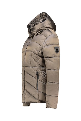 Doudoune à capuche Blancheak - Taupe