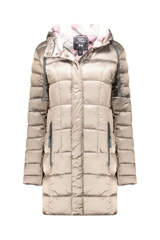 Doudoune longue Bullieak - Taupe