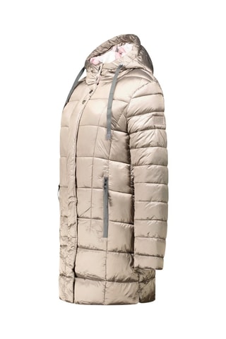 Doudoune longue Bullieak - Taupe