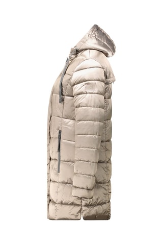 Doudoune longue Bullieak - Taupe