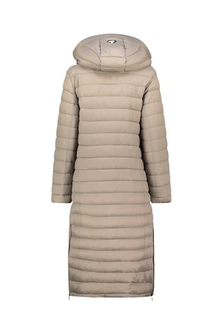Doudoune longue Azuleak - Taupe