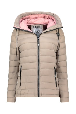 Doudoune à capuche Azuleak - Taupe