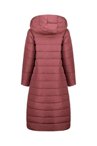 Doudoune longue à capuche Constanceak - Bordeaux