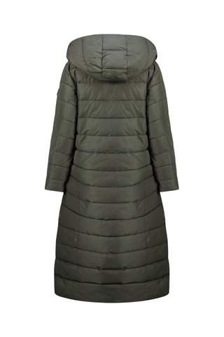 Doudoune longue à capuche Constanceak - Kaki