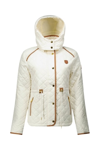 Doudoune à capuche Doyateak - Ecru