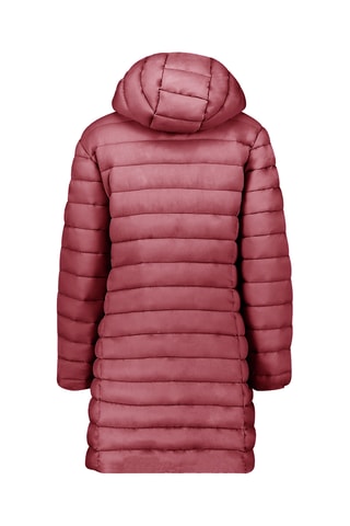 Doudoune longue à capuche Akitaleak - Bordeaux