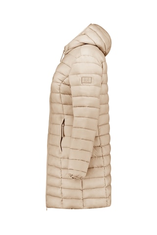 Doudoune longue à capuche Akitaleak - Beige