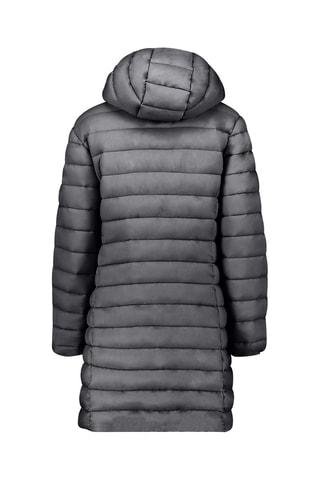 Doudoune longue à capuche Akitaleak - Gris foncé