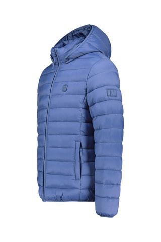 Doudoune à capuche Amitaleak - Bleu cobalt