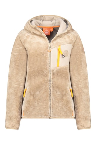 Sweat polaire à capuche Toscaneak - Beige