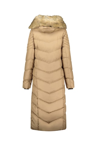 Doudoune longue Capucineak - Taupe