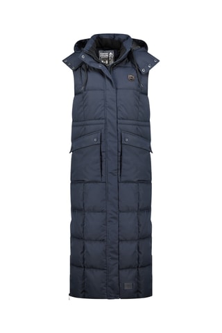 Doudoune longue sans manches Vardeak - Bleu marine