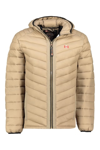 Doudoune regular à capuche Carliteak - Beige