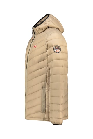 Doudoune regular à capuche Carliteak - Beige