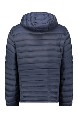 Doudoune regular à capuche Carliteak- Bleu marine