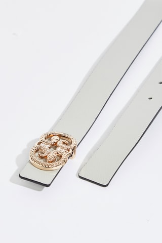 Ceinture réversible - Gris clair