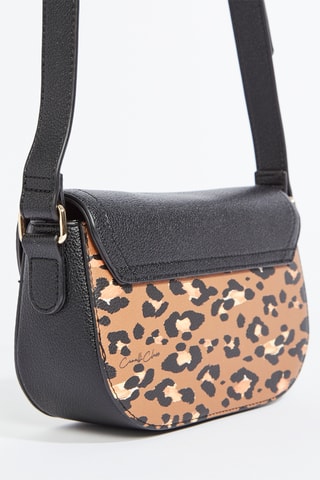 Sac bandoulière Alice - Marron et noir