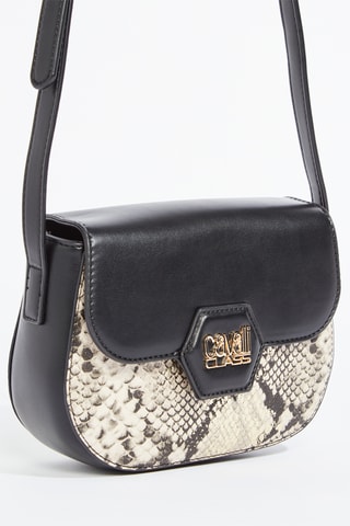 Sac bandoulière Olivia - Ecru et noir