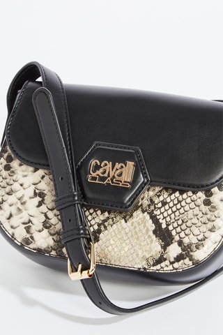 Sac bandoulière Olivia - Ecru et noir