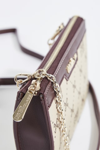 Sac bandoulière Amelia - Marron et écru