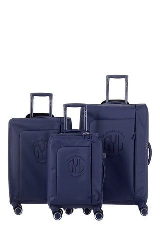 Set de 3 valises (S/M/L) Evasion - Bleu marine - 55/65/75 cm