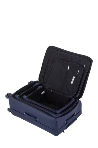 Set de 3 valises (S/M/L) Evasion - Bleu marine - 55/65/75 cm