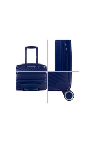 Set de 3 valises (S/M/L) PP5 - Bleu marine - 55/65/75 cm - Cadenas TSA