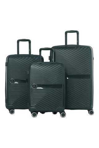 Set de 3 valises (S/M/L) PP5 - Vert sapin - 55/65/75 cm - Cadenas TSA