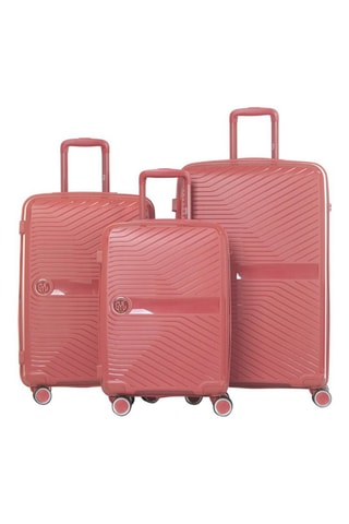 Set de 3 valises (S/M/L) PP5 - Rose - 55/65/75 cm - Cadenas TSA