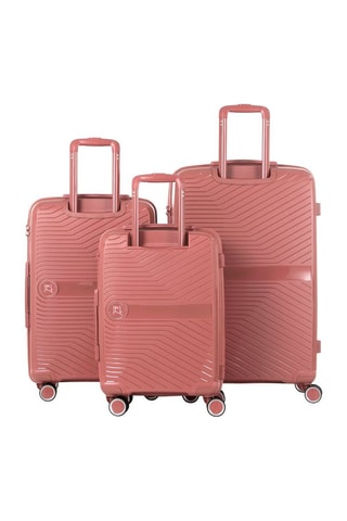 Set de 3 valises (S/M/L) PP5 - Rose - 55/65/75 cm - Cadenas TSA