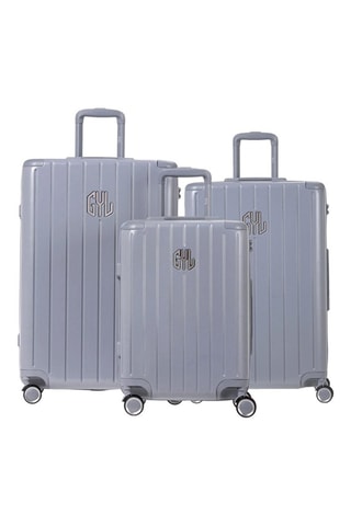 Set de 3 valises (S/M/L) FE204 - Argenté - 55/65/75 cm - Cadenas TSA