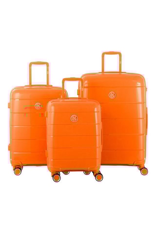 Set de 3 valises (S/M/L) CH3 - Orange - 55/67/76 cm - Cadenas TSA
