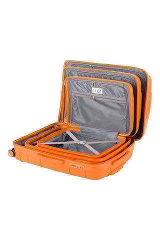 Set de 3 valises (S/M/L) CH3 - Orange - 55/67/76 cm - Cadenas TSA