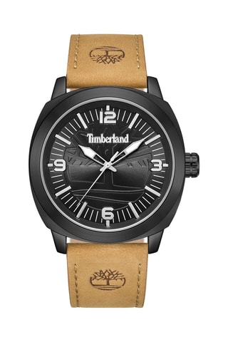 Reloj de piel - Beige y negro