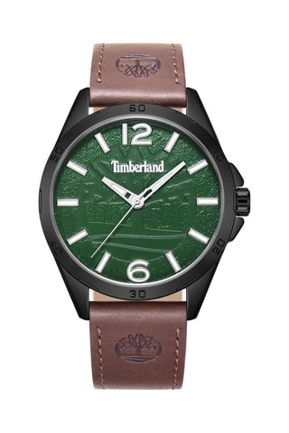 Reloj de cuarzo de piel - Marrón y negro