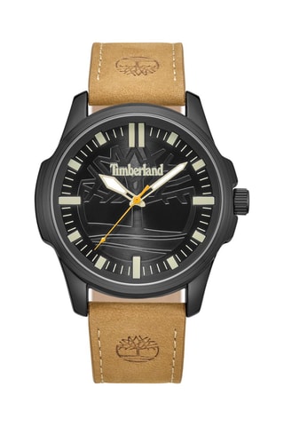 Reloj de piel - Beige y negro