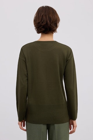 Camisola oversize - Caqui